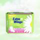 Green Feminine Sanitary Pads Menstrual Towels Organic Cotton Soft Extra Wings