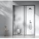 T Shape Shower Room ,Tempered Glass ,Aluminium ,Sliding Shower Screen