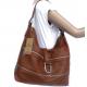 Lady Style 100% Real Leather Brown Shoulder Bag Handbag #2247