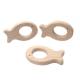 Beech Handmade 55mm Wooden Teething Toy Natural Wood Teethers Necklace