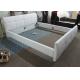 Low price home furniture modern simple leather bed B36
