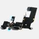 New Headphone Audio Charger Charging Data USB Port Flex Cable iPhone 5 5G Black