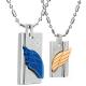 New Fashion Tagor Jewelry 316L Stainless Steel couple Pendant Necklace TYGN299