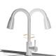 Pull Down Swivel Tuscany Kitchen Faucet Brushed Nickel