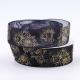 Double Face Metallic Glitter Ribbon Multi Color Hot Stamping Printing