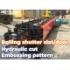High Efficiency Roller Door Roll Forming Machine With Hydraulic Cutter And Digital Guide System