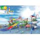 Amusement Park Speed Water Slide Powder Coating Anti Skid For Children Adult
