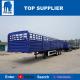 TITAN VEHICLE 40ft container side loader flatbed heavy transport side wall trailers with grill in truck trailer