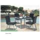 5-piece resin wicker rattan outdoor patio dining set for 4 people-8183