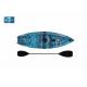 Professional Plastic Kids Sit On Kayak 5mm Hull Thickness with carry handle