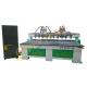factory price ten heads cnc router machine with servo drivers