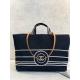 ODM Embroidery Chanel 2 Way Shoulder Bag Tote 32x13x24