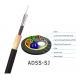 Single Sheath ADSS Outdoor All Dielectric Self Supporting Aerial Optical Cable