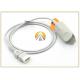 Reusable RGB Pulse Oximeter Finger Sensor Adult Finger Clip DB9 Pin TPU Cable Material