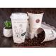 Biodegradable 8oz 10oz 12oz 16oz 20oz printed color disposable  paper coffee cup