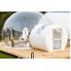 Round Recyclable Inflatable Bubble Tent Dia 15m Outdoor Transparent Tent