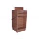 Four Ways Heavy Duty  Slatwall Display Stand  Wood 1200 * 430 * 1380 MM High Grade