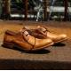 Mens Pure Leather Formal Shoes , Leisure Mens Handmade Leather Boots