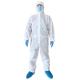 3xl Xxxl 50gsm Disposable Acid Resistant Suit Ppe Overalls All In One Chemical Suit