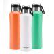 2020 New Replaceable Lid Bamboo Lid Vacuum Thermos Cup Sports Water Bottle With Handle