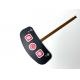 Emboss Type Waterproof Flexible Membrane Switches LED Light For Testing Controller