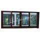 Broken Bridge Aluminum Integrated with Security Screen Tempered Glass Sliding Window