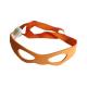 Orange Color Party Eye Shade With 2.5CM Width Ribbons Receive Customized On Logo