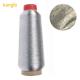 125g 150D Metallic Yarn Silver Sewing Thread for Garment Accessories 100% Polyester