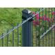 Customizable Double Loop Wire Fence  656 Mesh Fencing 1.8*2.2m