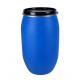60 Litre HDPE Open Top Blue Plastic Drum Iron Stirrup Barrel