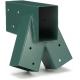 305x92mm Green Coating Metal Steel Swing Set Brackets with Heavy Duty A-Frame Design