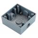 Square Watertight / Waterproof Electrical Box 1/2 3/4 Size To Protect Conductors