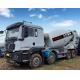 Shacman Used Cement Truck 8*4 Drive Mode 12 Cubic Euro 5 Flat Roof