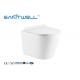 Rimless Ceramic Wall Mounted Toilet Gravity Flushing With CE Certification