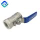 A351 Investment Casting 1 Piece Ball Valve 1000 Wog 316  Female Thread Parallel