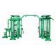 Green Commercial Multi Station Gym Equipment 8 Station Fitness
