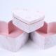 Custom Order Accepted Luxury Heart Shape Plastic Flower Gift Box with Customized Logo