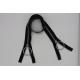 Double Metal Hook Two Way Metal Zip Open End Metal Zipper For Clothes/ Cardigan / Bags