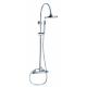 Modern Thermostatic Shower Taps Polished Brass Material
