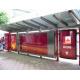 Outdoor front printing backlit film bus shelter advertising for display or promotional