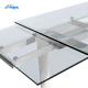 200cm Extending Glass Rectangle Dining Table DT-31120 Ready To Assemble Furniture