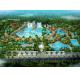 Customized Amusement Water Park Fiberglass Water Slide Aqua Park Design