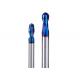 Nano Coating Tungsten Carbide Flat And Ball Nose End Mill For High Speed Cutting