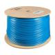 FFTP CAT8 Ethernet Cable 2000 MHz Bandwidth 22AWG Stranded  Blue PVC Jacket 50meters