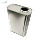 500ml Plain Engine Oil Tin Custom Tin Containers With Funnel Screw Cap