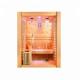Smartmak Up To 90 Degree 3 Person Cedar Wood Steam Sauna Room For Garden