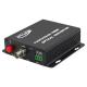 1-Ch 1080P HD CVI/TVI/AHD to Fiber Video Converter Single Mode Fiber 20Km FC Port