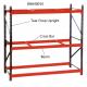10’ Tall Teardrop Pallet Rack System Full Welded Upright Frame And Step Beam