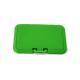 Green Plastic Wet Tissue Wipe Box Flip Top Cap Length 79.5mm