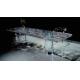 Source Factory Acrylic Dining Table 24K Gold Furniture Colour and Size One Piece Customized